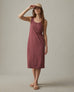 Women's Racer Tank Dress - Currant